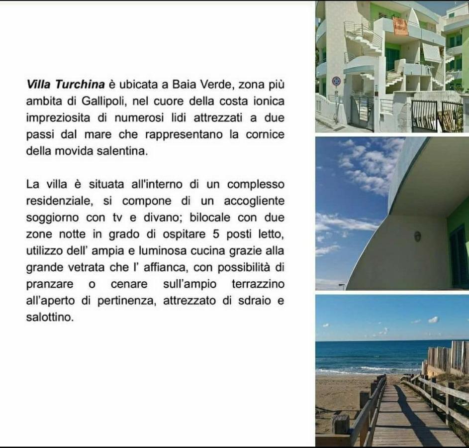 Villa Turchina غالّيبولي المظهر الخارجي الصورة